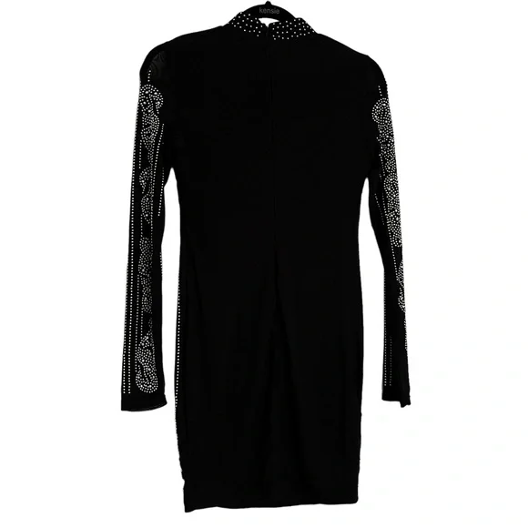 Xtaren | Black Rhinestone Dress Size: Medium - Picture 2 of 5